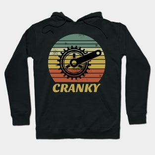 Bicycle Cranky Retro Vintage Gift For Cycling Lovers Hoodie